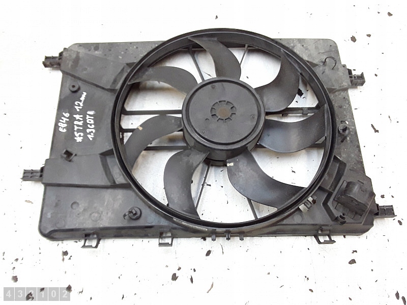фото №1, 2012 opel astra вентилятор радіатора з дифузор 1300cdti 0130308452