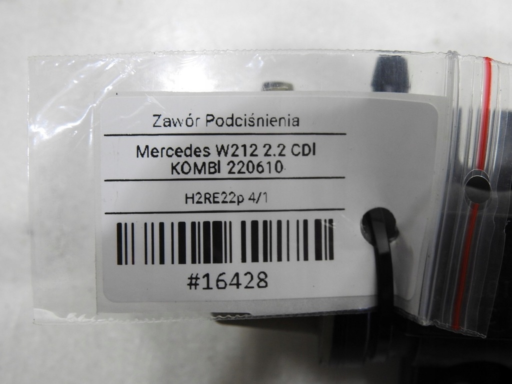 фото №9, Клапан вакуумa mercedes w212 2.2 cdi