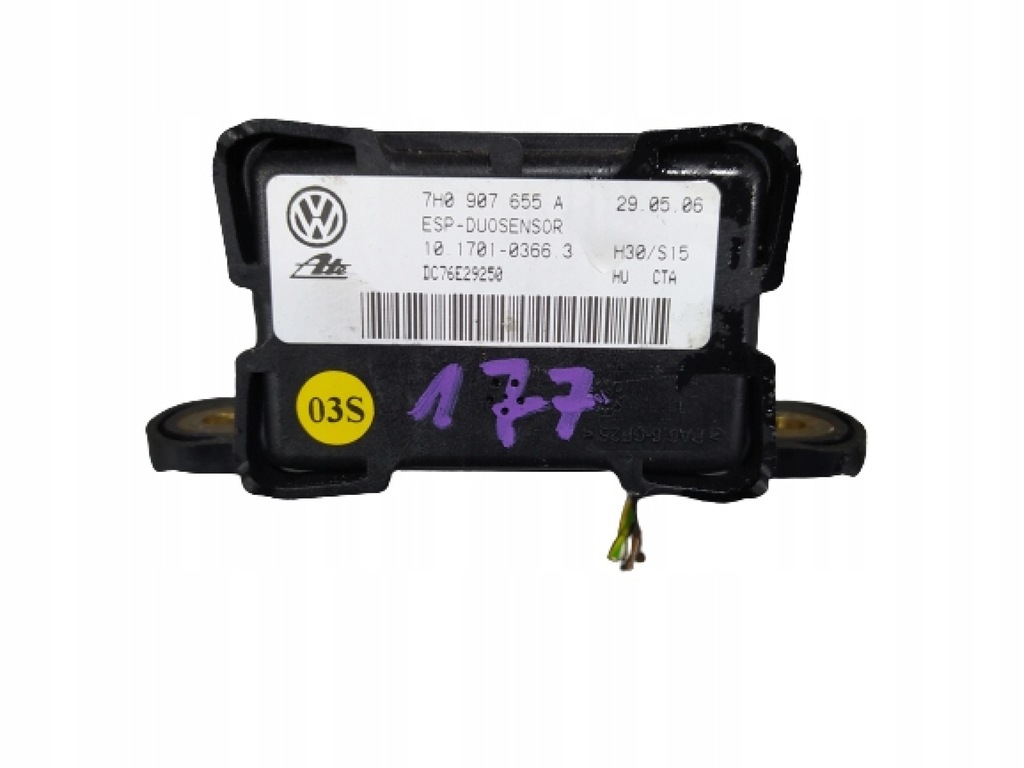 фото №1, Vw модуль датчик esp 7h0907655a
