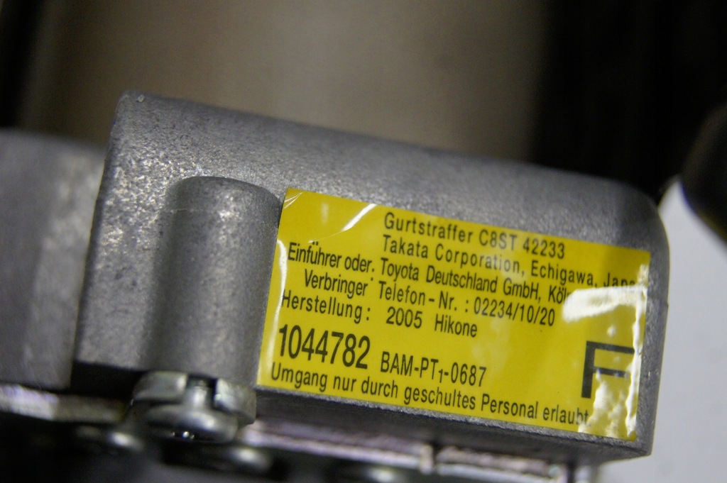 фото №10, Pas ремни безопасности левый + правый lexus is ii uk 250