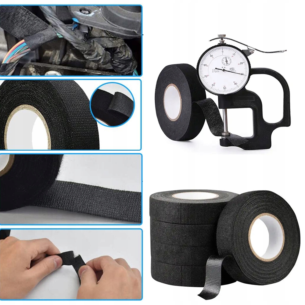 фото №7, Стрічка do проводка трубопровід автомобільна 4x 19mmx15m