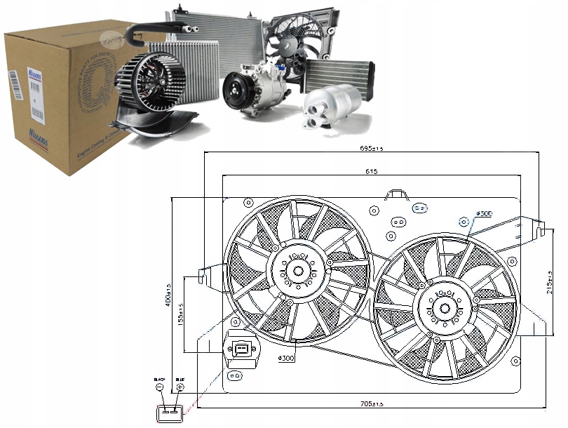 фото №1, Nissens 85228 вентилятор, охолодження двигуна