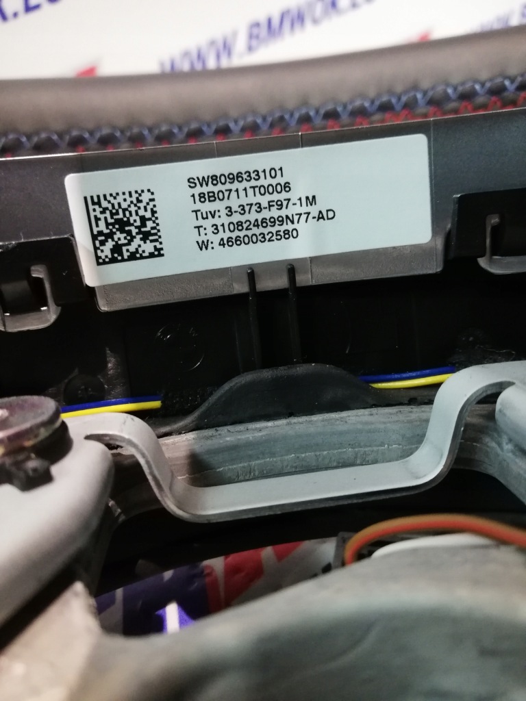 Bmw x3 g01 x4 g02 f97 f98 m воздуховод подушка безопасности комплект Оригинал