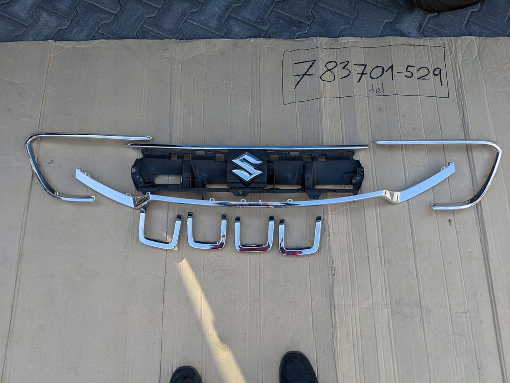 фото №1, Решётка радиатора хром значок молдинг suzuki ignis lift