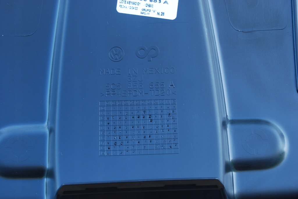 фото №10, Vw beetle захист накладка поперечина перед 2011-18 r. nowa 5c5853655a оригінальний номер