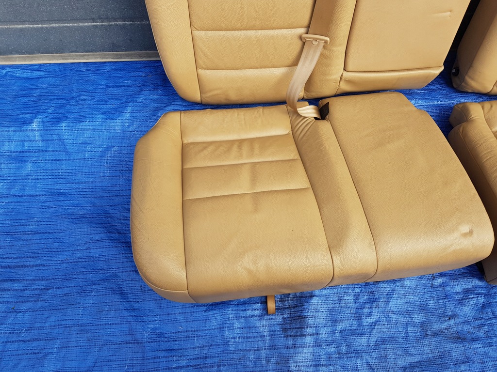 фото №8, Vw volkswagen touareg 7l сиденья заднее сиденье комплект кожа