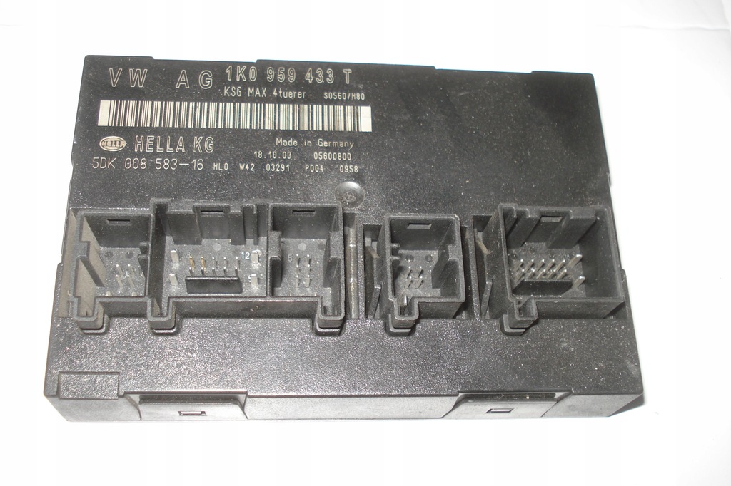 фото №1, Модуль комфорта vw audi skoda 1k0959433t