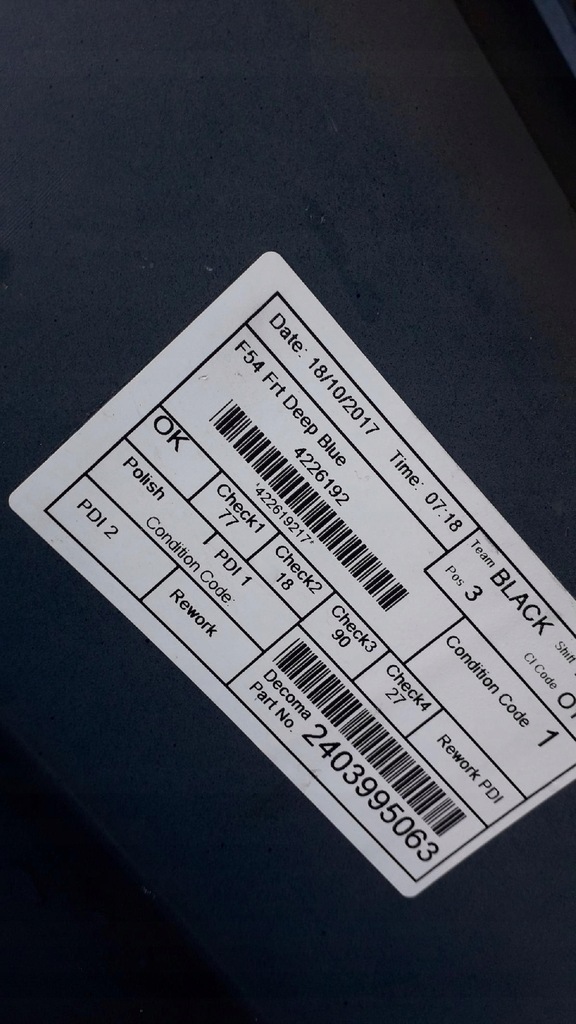 фото №8, Бампер mini cooper f54 clubman перед передній 15-