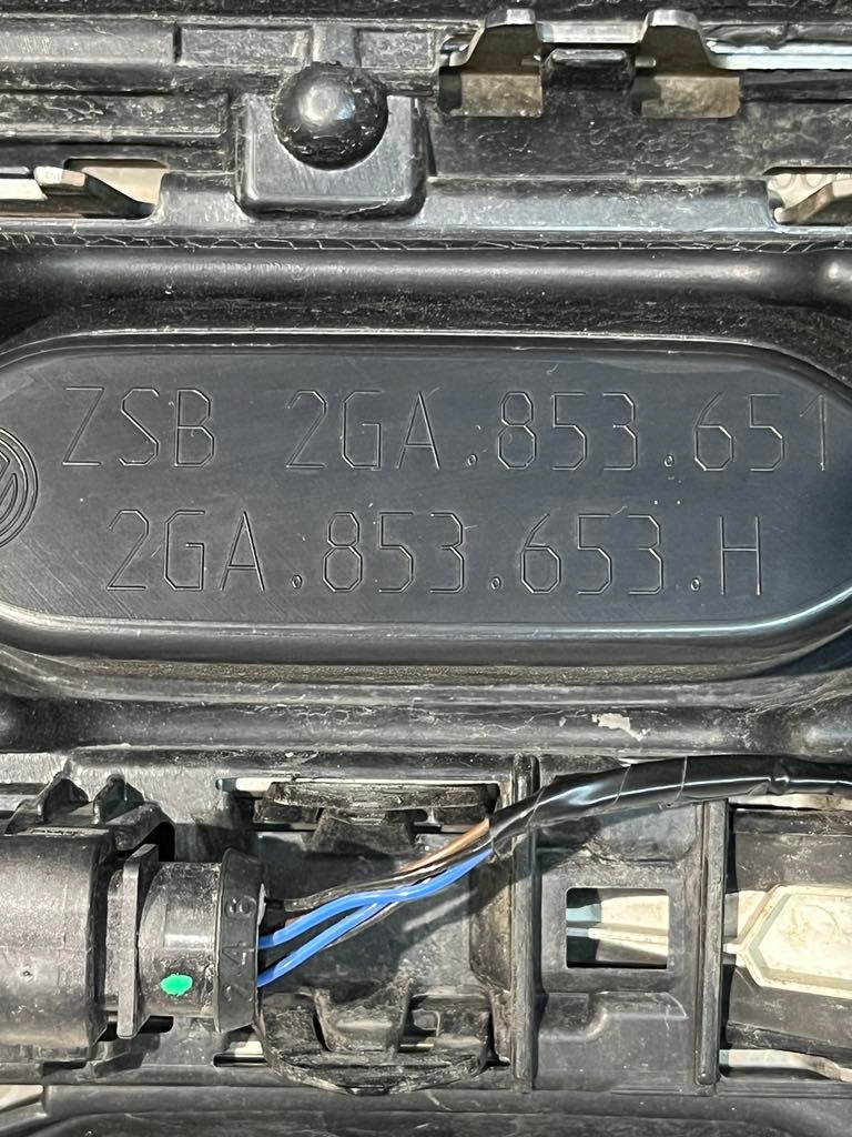 фото №7, Решётка радиатора решётка радиатора vw troc t-roc 2ga r-line 2ga853651j с подсветкой led