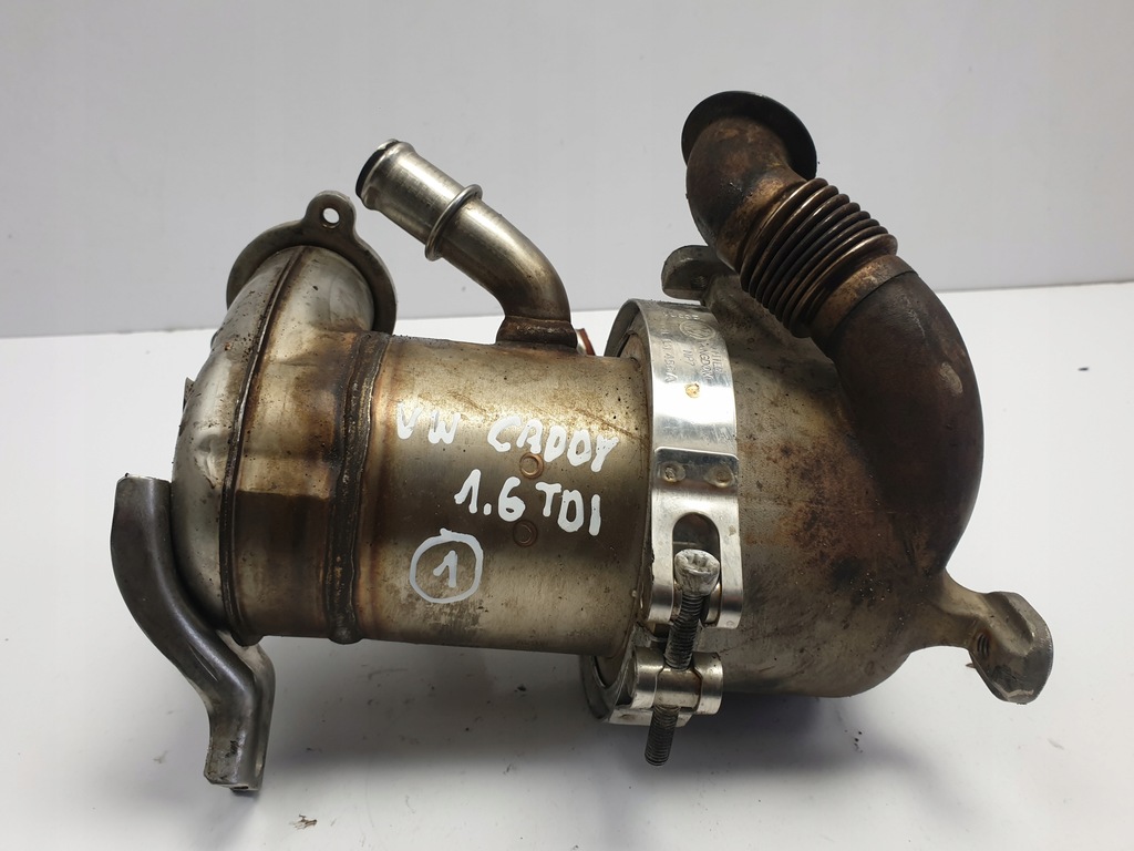 фото №1, Vw caddy iv 2.0 tdi радіатор вихлопних газів egr