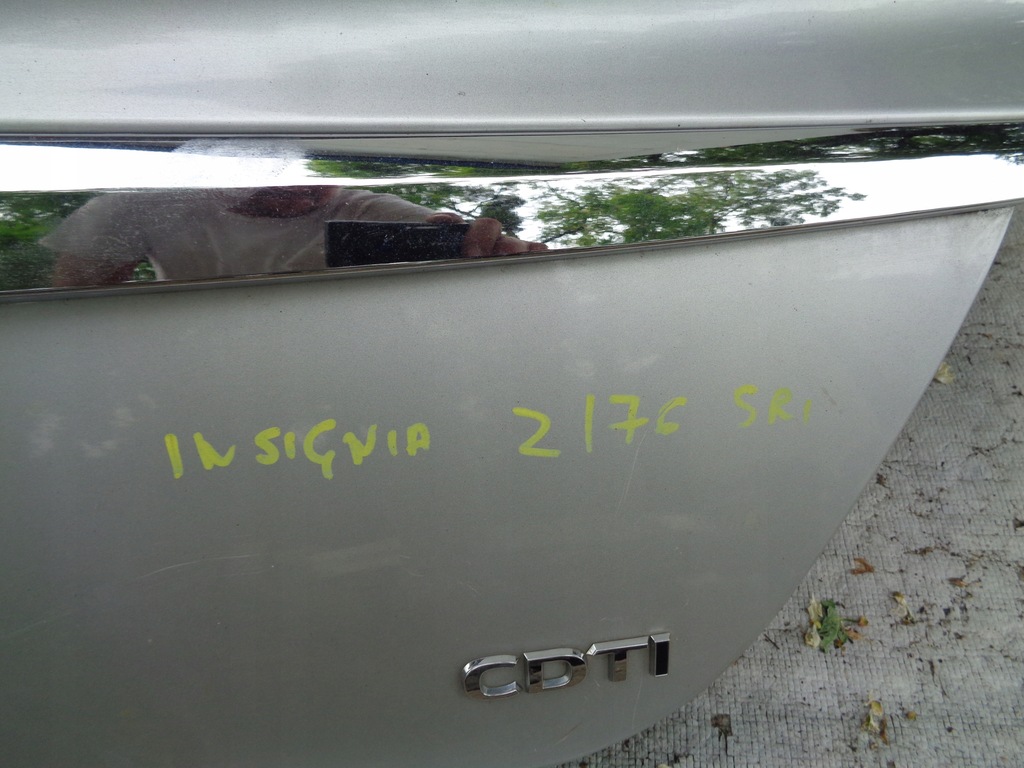 фото №8, Крышка багажника крышка багажника задняя opel insignia a hb