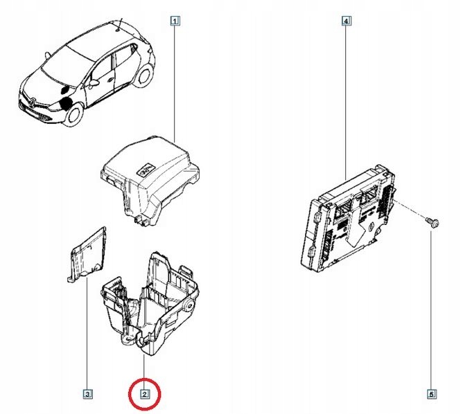 фото №14, 243809584r renault корпус коробка предохранителей r clio iv