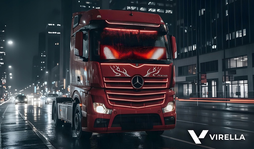 фото №12, Virella лампа автомобильная ремень led 59x12cm diabelskie глаза led глаза