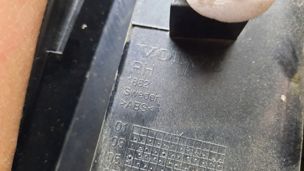 фото №14, Защита стойка правая 9158449 volvo s60 v70 ii s80