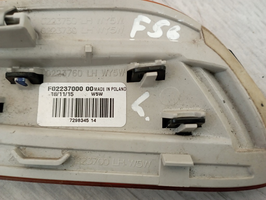 фото №5, Mini cooper f56 поворотник michacz w крила