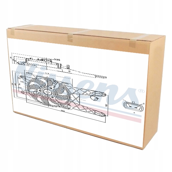 фото №1, Nissens 85138 вентилятор, охолодження двигуна