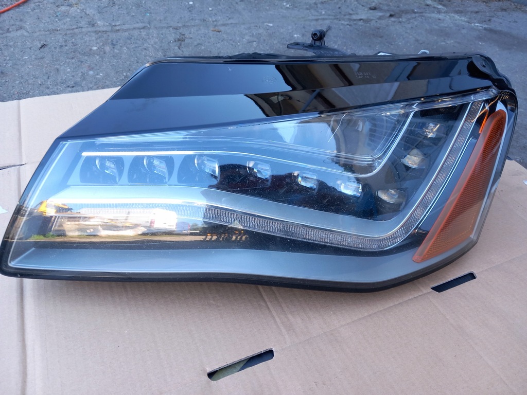 фото №9, Audi a8 d4 przedlift лампа ліва передня full led 4h0941003aj usa комплектна