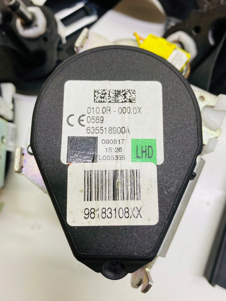 фото №4, Ремені безпеки передні комплект оригінал citroen c3 iii #190