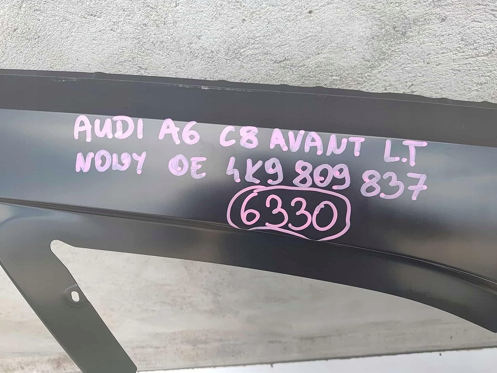 фото №11, Audi a6 c8 kombi avant крыло левый задняя задний новый оригинальный номер 6330