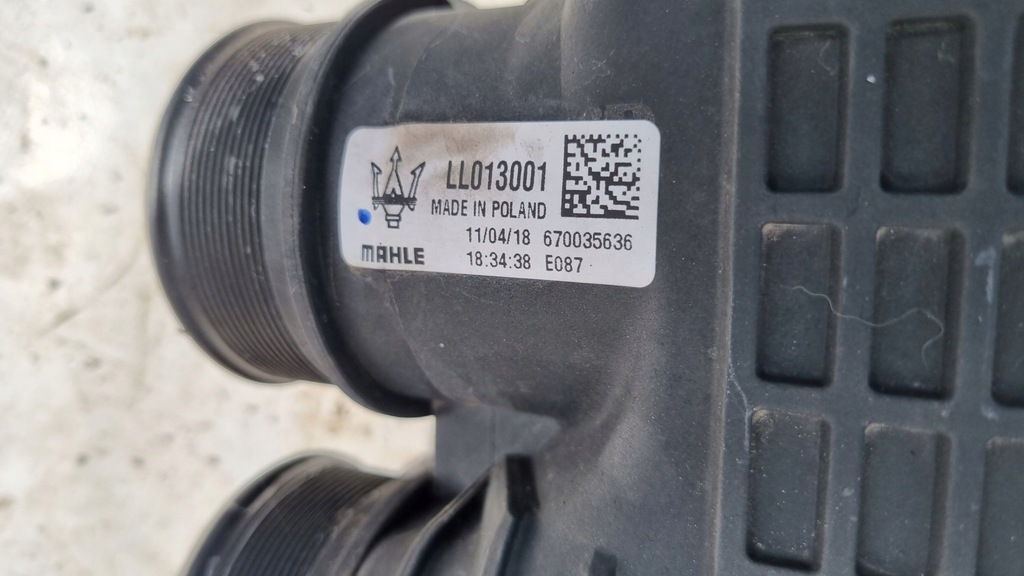 фото №9, Інтеркулер лівий + впуск maserati levante 16-