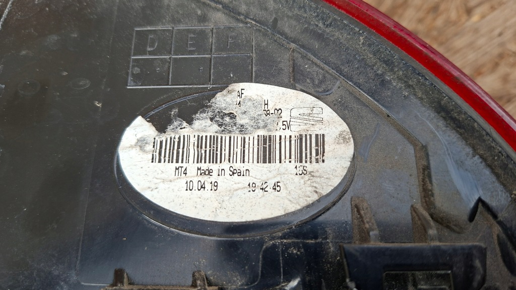 фото №10, Лампа задня задня права seat ibiza 5 v 6f 6f0 оригінал 6f0945096h