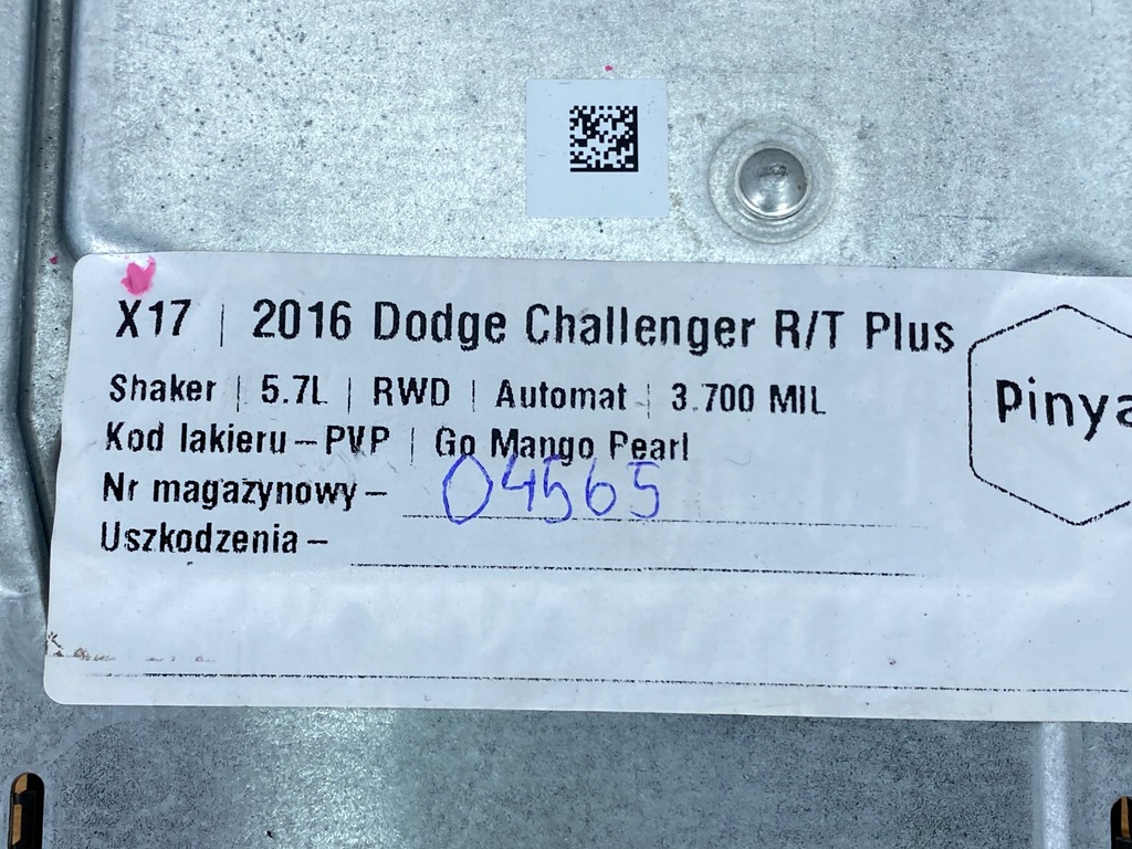 фото №6, Модуль подушок подушка безпеки dodge challenger 2015+ usa