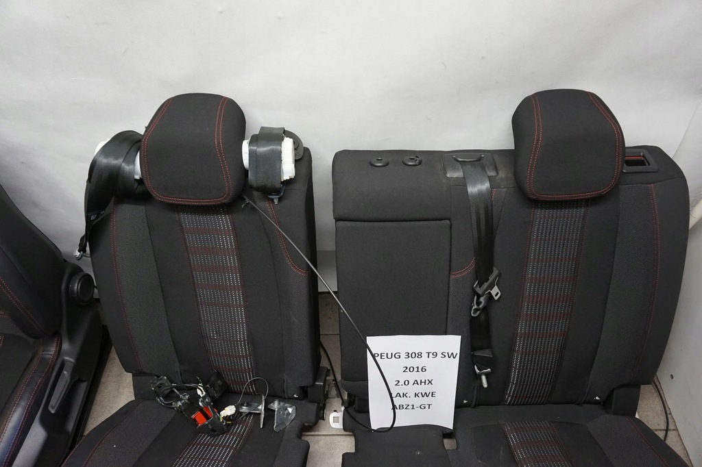 фото №7, Сиденья заднее сиденье peugeot 308 t9 sw gt