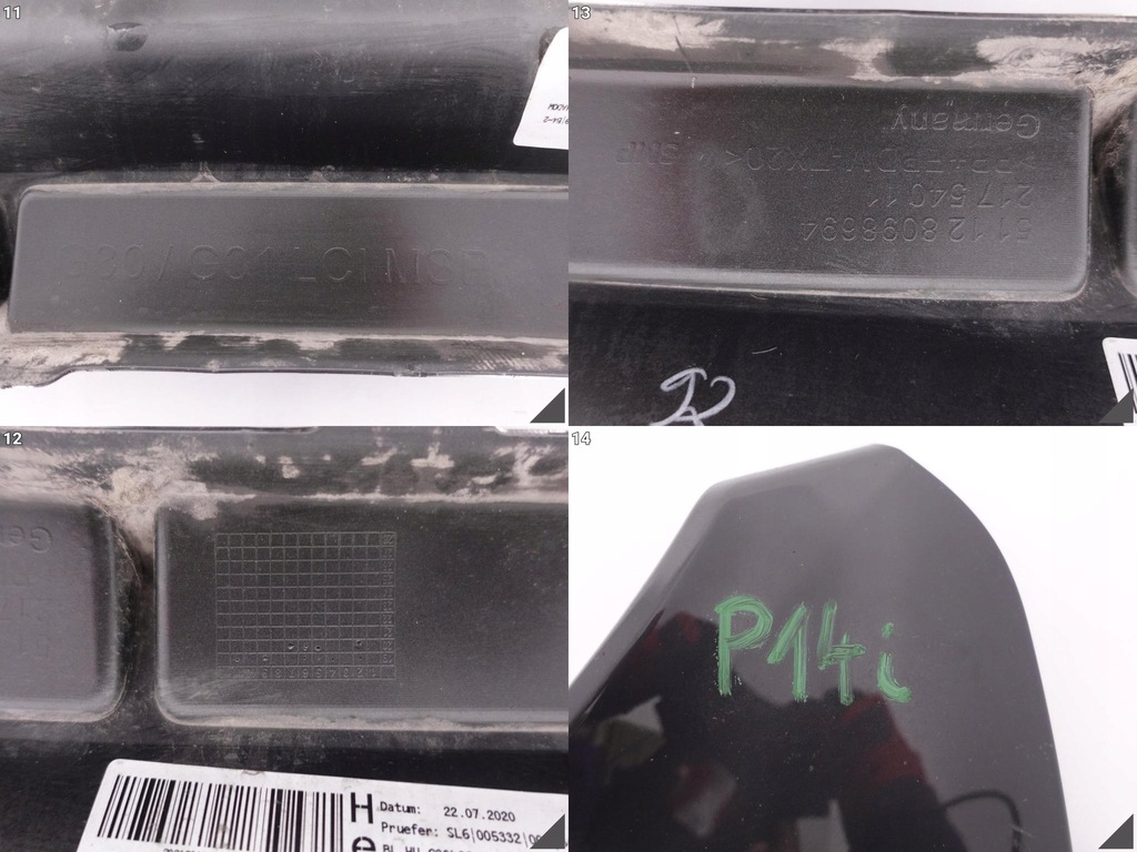 фото №12, Bmw 5 g30 g31 lift 20-23 m-pakiet спойлер диффузор