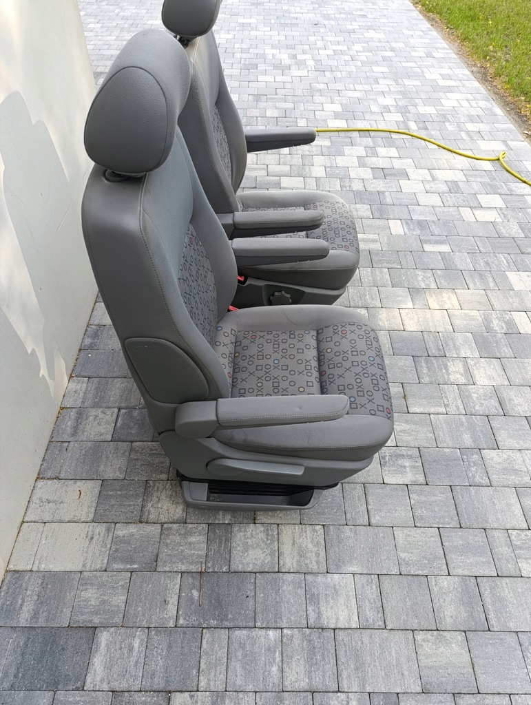 фото №10, Vw t5 t6 комплект сидений передних сиденье пассажир водителя ox сиденья перед