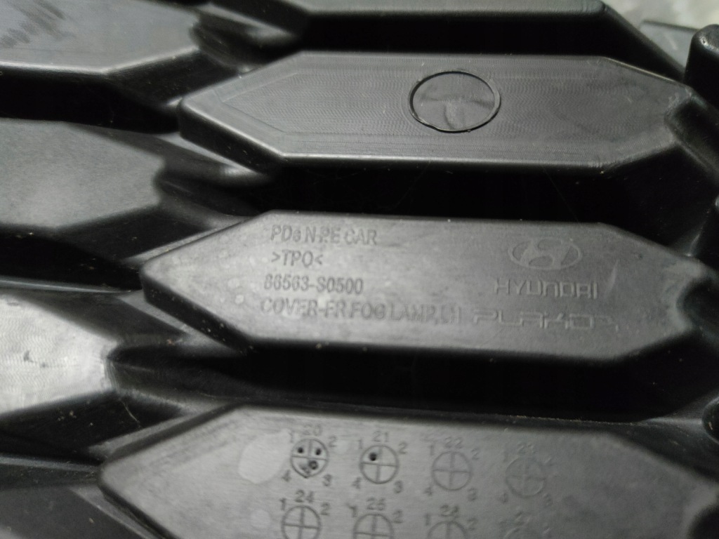 Права решітка бампера перед hyundai i30 3 n рестайлінг Недорого