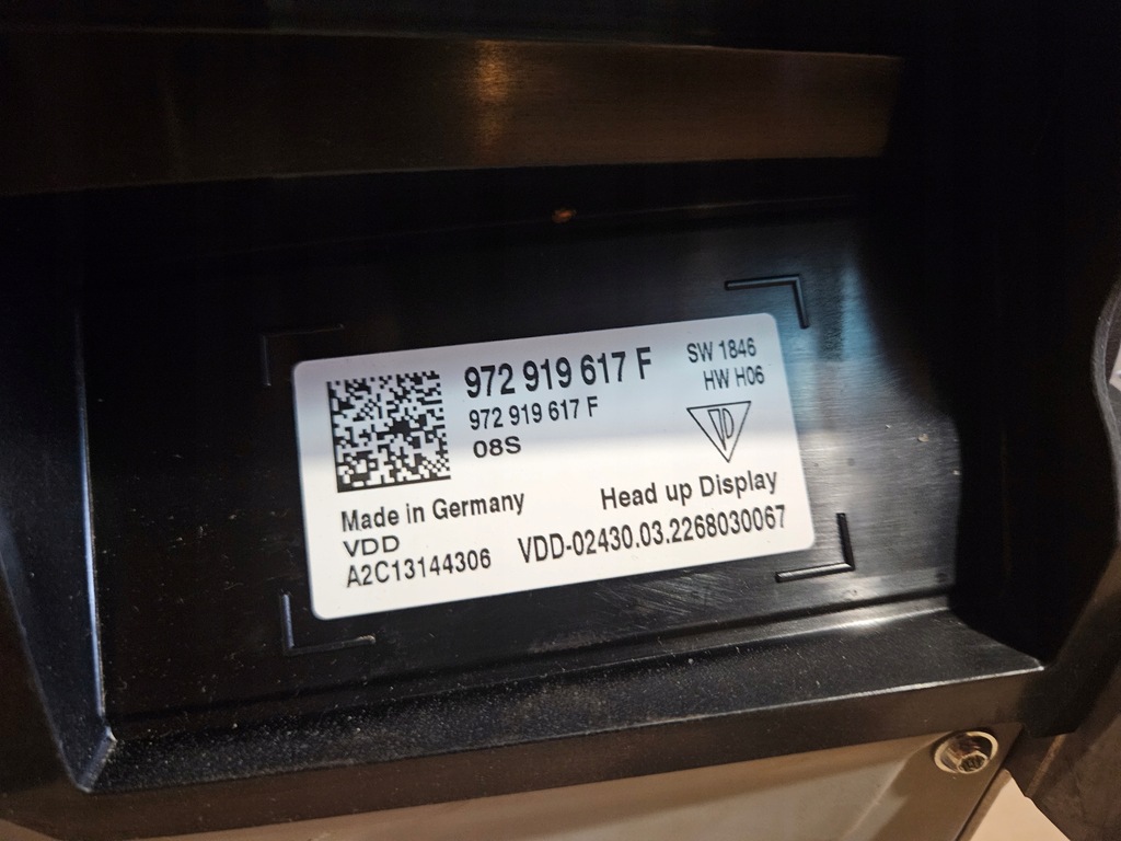 фото №8, Head up дисплей porsche panamera 20r-