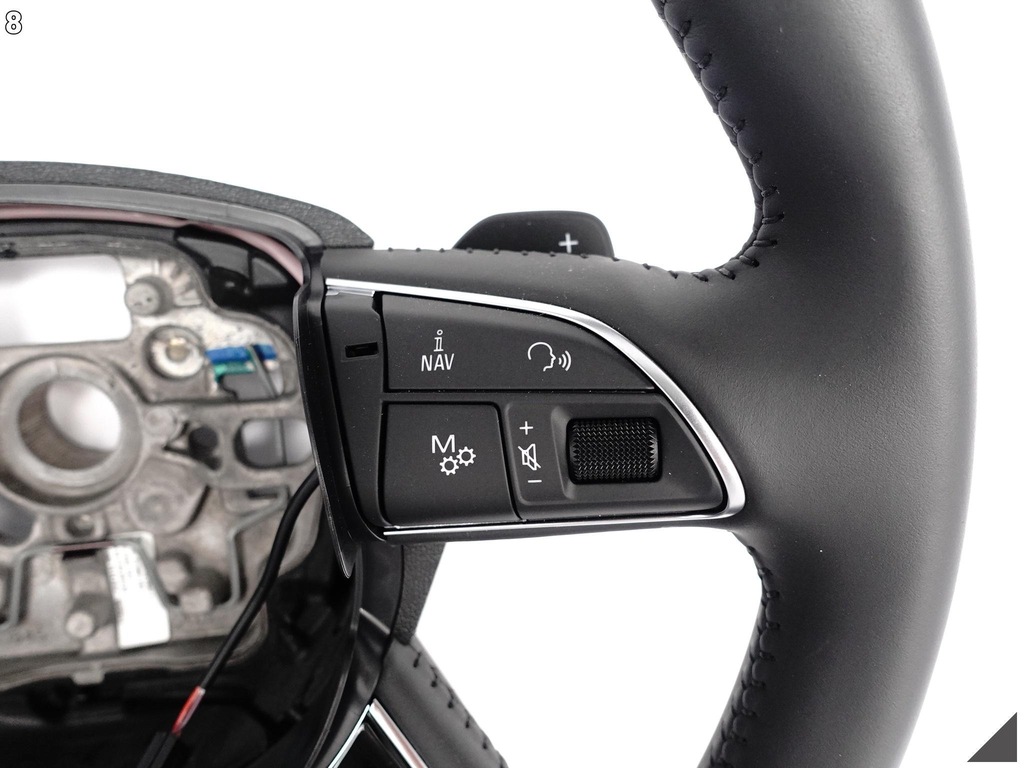 фото №9, Audi a8 s8 4h0 d4 lift 13-17 воздуховод многофункциональный лепестки переключения drewno кожа