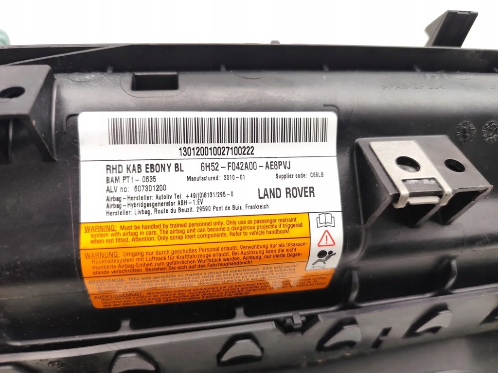 фото №7, Land rover freelander 2 подушка воздушная подушка безопасности защитная колени 2010