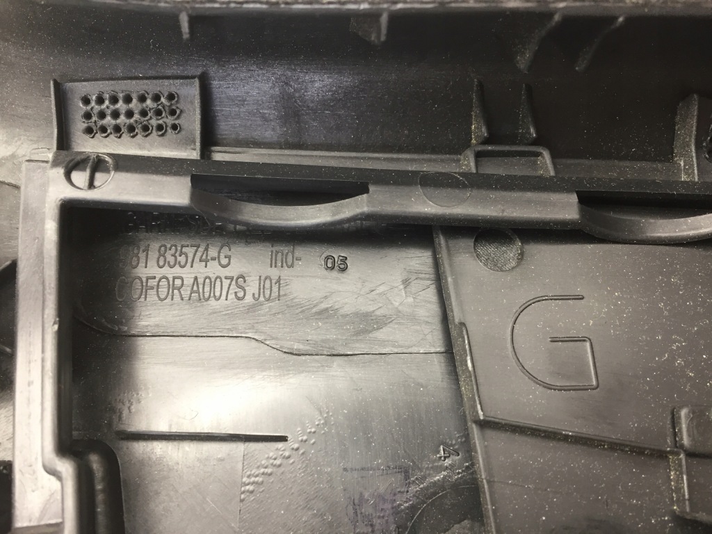 фото №3, Citroen ds7 захист оббивка обшивка стійка блок двигуна регулювання поперечина ліва