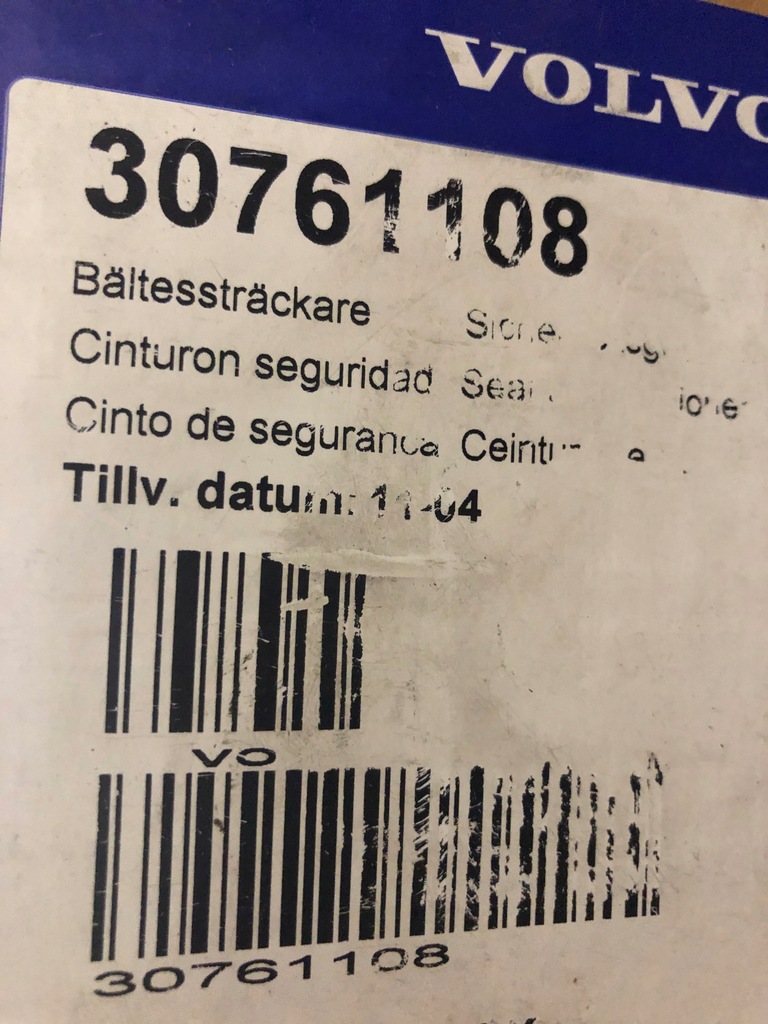 фото №6, Volvo xc90 pas безопасности задняя