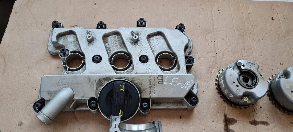 фото №16, A6 c7 4g lift головка двигателя левая валы 3.0 tfsi cre 06e103403aa a7 4g s4