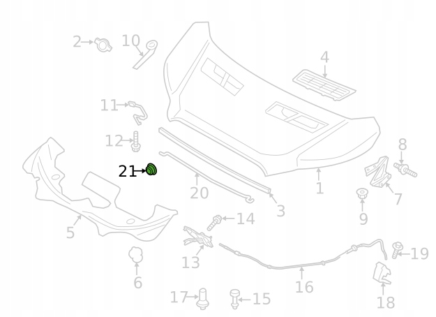 фото №7, Фіксатор тяга nośnego ford transit оригінальний номер 1070074