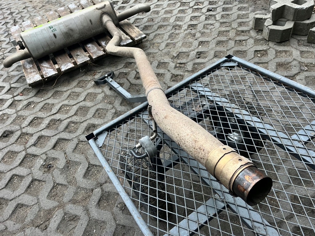 фото №6, Audi q7 lift i q8 3.0 tdi гаситель выхлоп система выпускной 4m4253611g