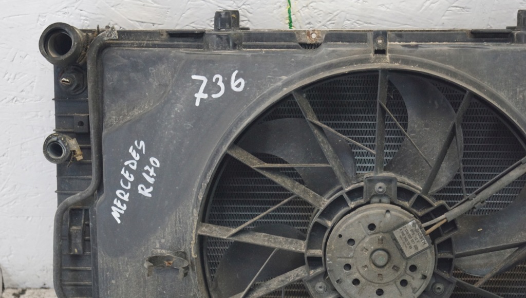 фото №4, Mercedes slk r170 вентилятор радіатор