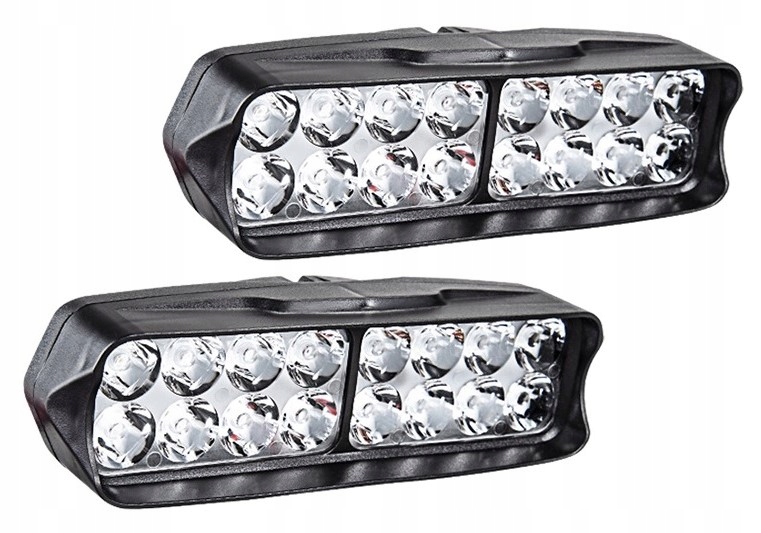 фото №1, Лампа робоча dalekosiężna протитуманна фара прожектор jeep off-road łódź 16x led