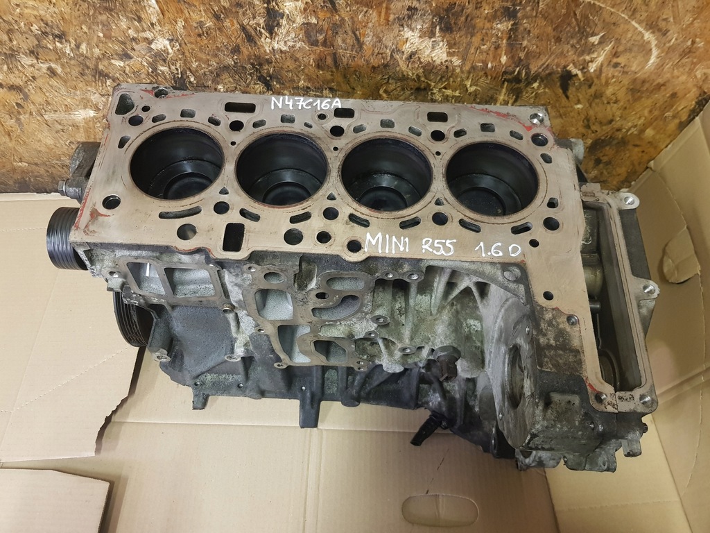 фото №1, Mini cooper r55 r56 r60 1.6 d n47c16a блок dół двигуна поршні wał