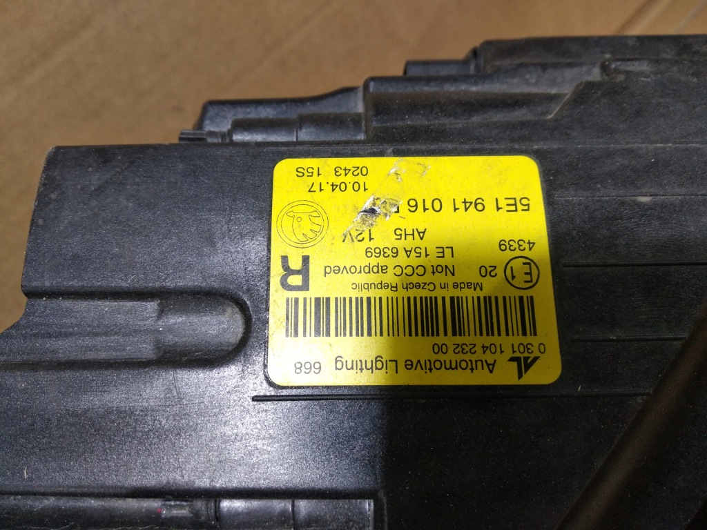 фото №7, Skoda octavia 3 iii lift led лампа права передня