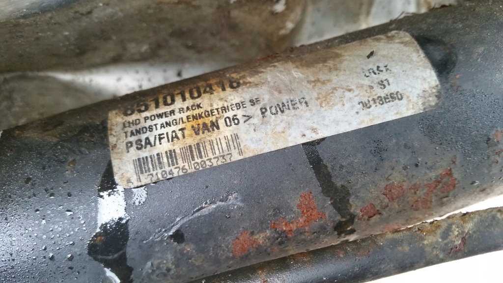 фото №8, Рейка рульова трансмісія citroen jumper 06-22 2.2hdi ac46000021