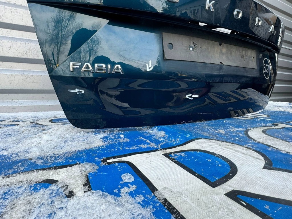 фото №8, Skoda fabia iii kombi крышка багажника задняя 6v9827159b