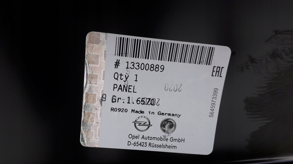 фото №15, Opel insignia 08- kombi крыло левый блок двигателя крыша