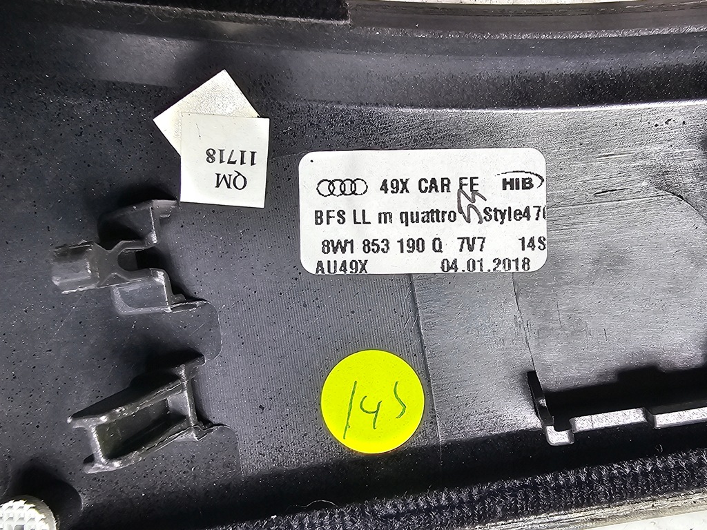 фото №16, Audi a5 s5 18- молдинг декоративна панелі панель 8w1853190 8w0820043t usa