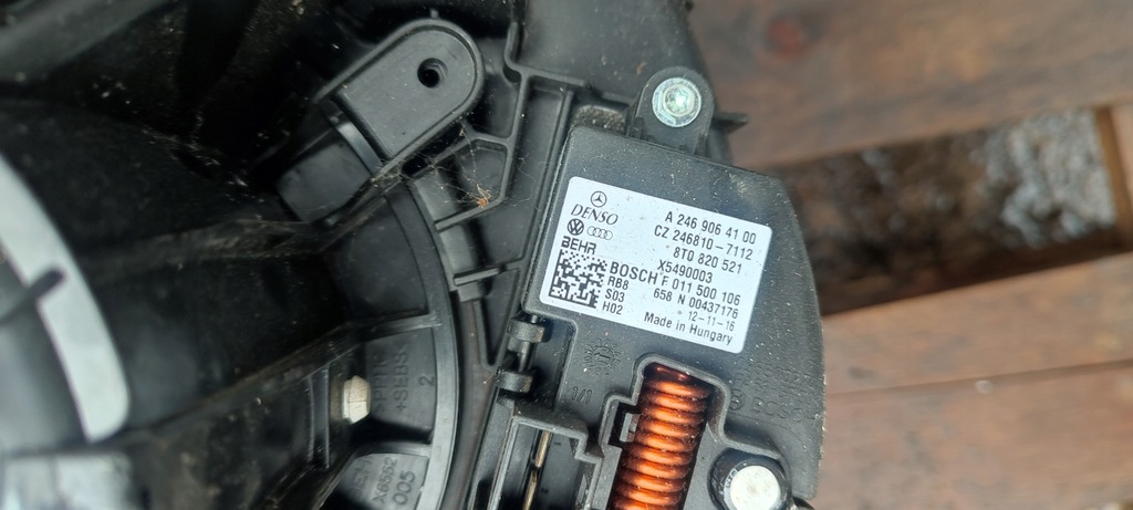 фото №8, Воздуходувка вентилятор обдув mercedes b-klasa w246 a2469064100