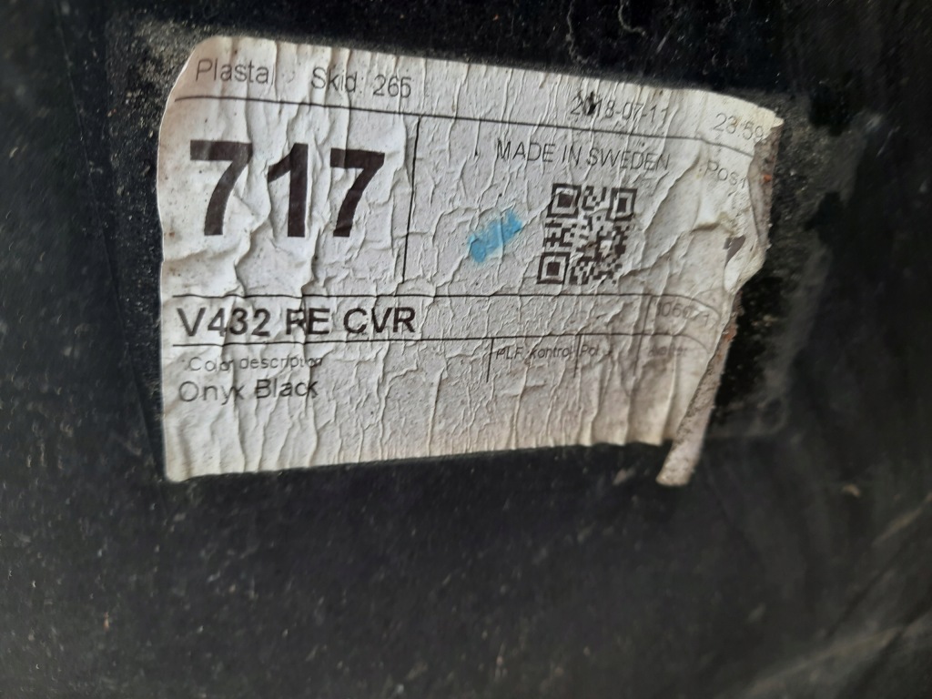 фото №9, Volvo v60 ii 2 18- бампер задний спойлер задняя