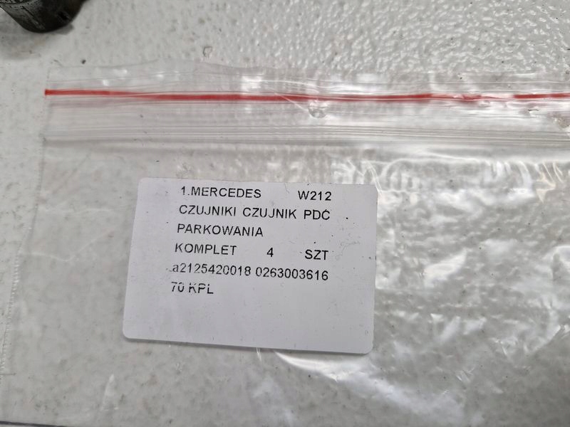 Mercedes w212 датчики pdc парковки комплект 4 szt. a2125420018 0263003616 Киев