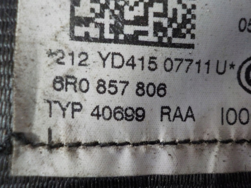 фото №5, Volkswagen polo 6r pas безпеки p. задня